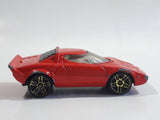 2002 Hot Wheels First Editions Lancia Stratos Red Die Cast Toy Car Vehicle