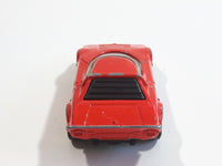 2002 Hot Wheels First Editions Lancia Stratos Red Die Cast Toy Car Vehicle