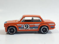 2012 Hot Wheels BMW 2002 Orange #9 Die Cast Toy Race Car Vehicle