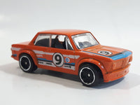 2012 Hot Wheels BMW 2002 Orange #9 Die Cast Toy Race Car Vehicle