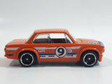 2012 Hot Wheels BMW 2002 Orange #9 Die Cast Toy Race Car Vehicle