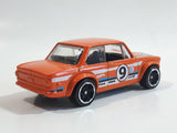 2012 Hot Wheels BMW 2002 Orange #9 Die Cast Toy Race Car Vehicle