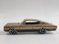 2010 Hot Wheels Muscle Mania '67 Dodge Charger Metallic Gold Die Cast Toy Muscle Car Vehicle