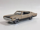 2010 Hot Wheels Muscle Mania '67 Dodge Charger Metallic Gold Die Cast Toy Muscle Car Vehicle