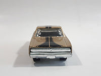 2010 Hot Wheels Muscle Mania '67 Dodge Charger Metallic Gold Die Cast Toy Muscle Car Vehicle