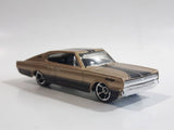 2010 Hot Wheels Muscle Mania '67 Dodge Charger Metallic Gold Die Cast Toy Muscle Car Vehicle