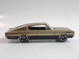 2010 Hot Wheels Muscle Mania '67 Dodge Charger Metallic Gold Die Cast Toy Muscle Car Vehicle