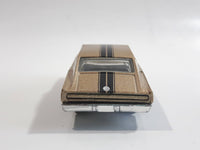 2010 Hot Wheels Muscle Mania '67 Dodge Charger Metallic Gold Die Cast Toy Muscle Car Vehicle