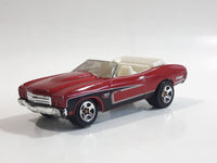 2011 Hot Wheels Chevy '70 Chevelle SS Convertible Metallic Dark Red Die Cast Toy Car Vehicle