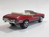 2011 Hot Wheels Chevy '70 Chevelle SS Convertible Metallic Dark Red Die Cast Toy Car Vehicle