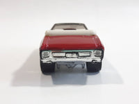 2011 Hot Wheels Chevy '70 Chevelle SS Convertible Metallic Dark Red Die Cast Toy Car Vehicle