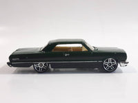 2011 Hot Wheels '63 Chevy Impala Dark Green Die Cast Toy Car Vehicle