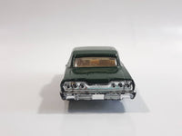 2011 Hot Wheels '63 Chevy Impala Dark Green Die Cast Toy Car Vehicle