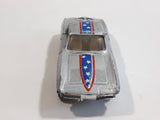 Yatming 1963 Corvette Stingray Silver No. 1078 Die Cast Toy Muscle Car Vehicle with Opening Doors