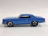 2011 Hot Wheels Muscle Mania '70 Monte Carlo Blue Die Cast Toy Car Vehicle