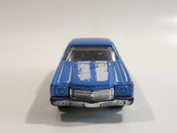 2011 Hot Wheels Muscle Mania '70 Monte Carlo Blue Die Cast Toy Car Vehicle