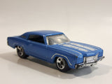 2011 Hot Wheels Muscle Mania '70 Monte Carlo Blue Die Cast Toy Car Vehicle