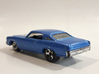 2011 Hot Wheels Muscle Mania '70 Monte Carlo Blue Die Cast Toy Car Vehicle