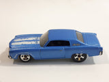 2011 Hot Wheels Muscle Mania '70 Monte Carlo Blue Die Cast Toy Car Vehicle