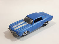 2011 Hot Wheels Muscle Mania '70 Monte Carlo Blue Die Cast Toy Car Vehicle