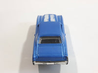 2011 Hot Wheels Muscle Mania '70 Monte Carlo Blue Die Cast Toy Car Vehicle