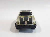 Vintage 1980 Kidco Burnin' Key Cars Datsun 280ZX Turbo Gold Chrome and Black Plastic Body Toy Car Vehicle - No Key - 1/64 - Macao