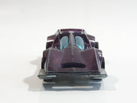 Vintage 1971 Hot Wheels Red Lines Bugeye Spectraflame Magenta Purple Die Cast Toy Car Vehicle with Opening Hood