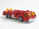 Unknown Brand Fire Dept Ladder Truck Red Die Cast Toy Car Vehicle Missing Ladder