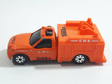 2009 Maisto Tonka Hasbro Fire Truck CNS Cable Boom Bucket Truck Orange Die Cast Toy Car Vehicle