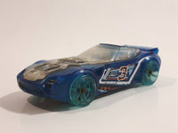 2013 Hot Wheels HW Racing X-Raycers Nerve Hammer Clear Blue Die Cast Toy Car Vehicle