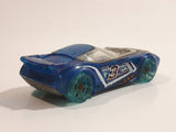 2013 Hot Wheels HW Racing X-Raycers Nerve Hammer Clear Blue Die Cast Toy Car Vehicle