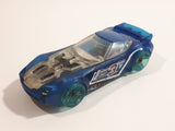 2013 Hot Wheels HW Racing X-Raycers Nerve Hammer Clear Blue Die Cast Toy Car Vehicle