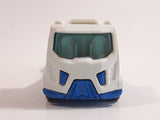 2013 Hot Wheels HW Racing Rennen Rig White Blue Die Cast Toy Car Vehicle