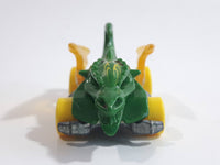 2014 Hot Wheels HW City: Medieval Rides Dragon Blaster Green Die Cast Toy Car Vehicle