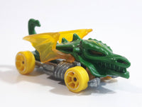 2014 Hot Wheels HW City: Medieval Rides Dragon Blaster Green Die Cast Toy Car Vehicle