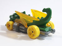 2014 Hot Wheels HW City: Medieval Rides Dragon Blaster Green Die Cast Toy Car Vehicle