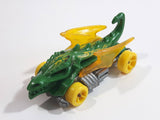 2014 Hot Wheels HW City: Medieval Rides Dragon Blaster Green Die Cast Toy Car Vehicle