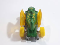 2014 Hot Wheels HW City: Medieval Rides Dragon Blaster Green Die Cast Toy Car Vehicle