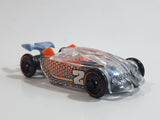 2009 Hot Wheels Pedal De Metal Light Blue & Clear Die Cast Toy Car Vehicle