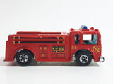 1982 Hot Wheels Fire Eater Red Fire Truck Die Cast Toy Car Vehicle - BW - Blue Lights