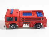 1982 Hot Wheels Fire Eater Red Fire Truck Die Cast Toy Car Vehicle - BW - Blue Lights