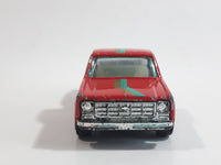 1980s Yatming Chevy Stepside Red Pickup Truck No. 1601 Die Cast Toy Car Vehicle - Made in China