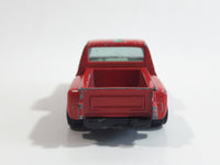 1980s Yatming Chevy Stepside Red Pickup Truck No. 1601 Die Cast Toy Car Vehicle - Made in China