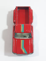 1980s Yatming Chevy Stepside Red Pickup Truck No. 1601 Die Cast Toy Car Vehicle - Made in China