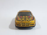 2004 Hot Wheels Zero-G Dodge Charger R/T Metalflake Gold Die Cast Toy Car Vehicle