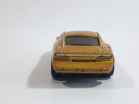 2004 Hot Wheels Zero-G Dodge Charger R/T Metalflake Gold Die Cast Toy Car Vehicle