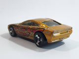 2004 Hot Wheels Zero-G Dodge Charger R/T Metalflake Gold Die Cast Toy Car Vehicle