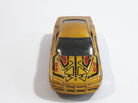 2004 Hot Wheels Zero-G Dodge Charger R/T Metalflake Gold Die Cast Toy Car Vehicle