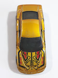 2004 Hot Wheels Zero-G Dodge Charger R/T Metalflake Gold Die Cast Toy Car Vehicle