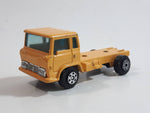 Vintage Yatming Semi Delivery Truck Yellow Die Cast Toy Car Vehicle